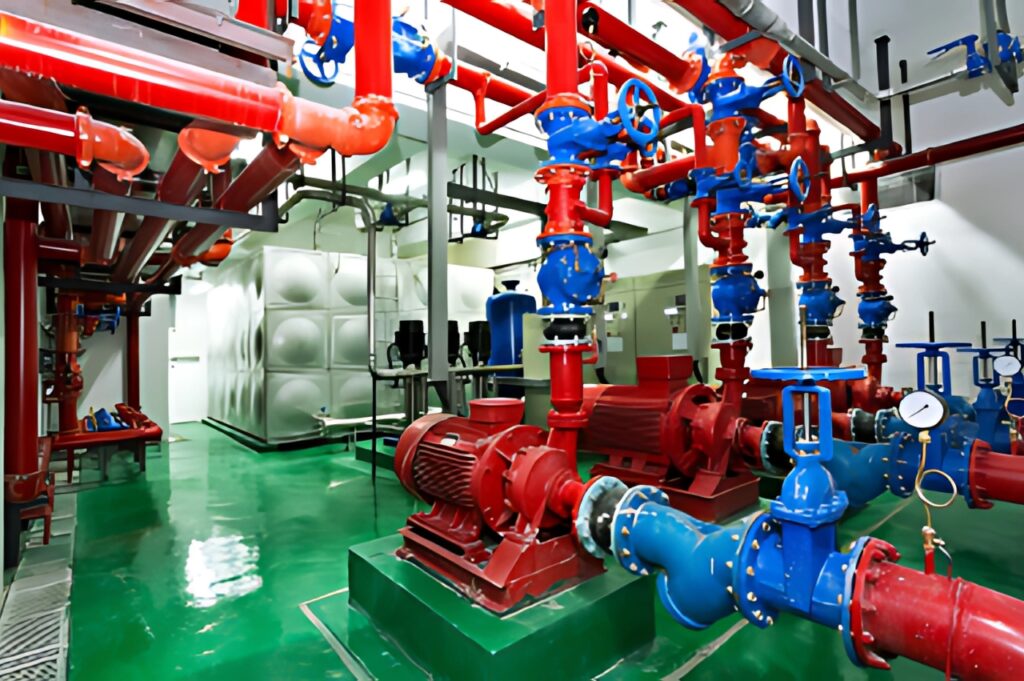 Jasa epoxy chemical resistance coating oleh Eltama Coating untuk perlindungan lantai terhadap bahan kimia agresif di lingkungan industri