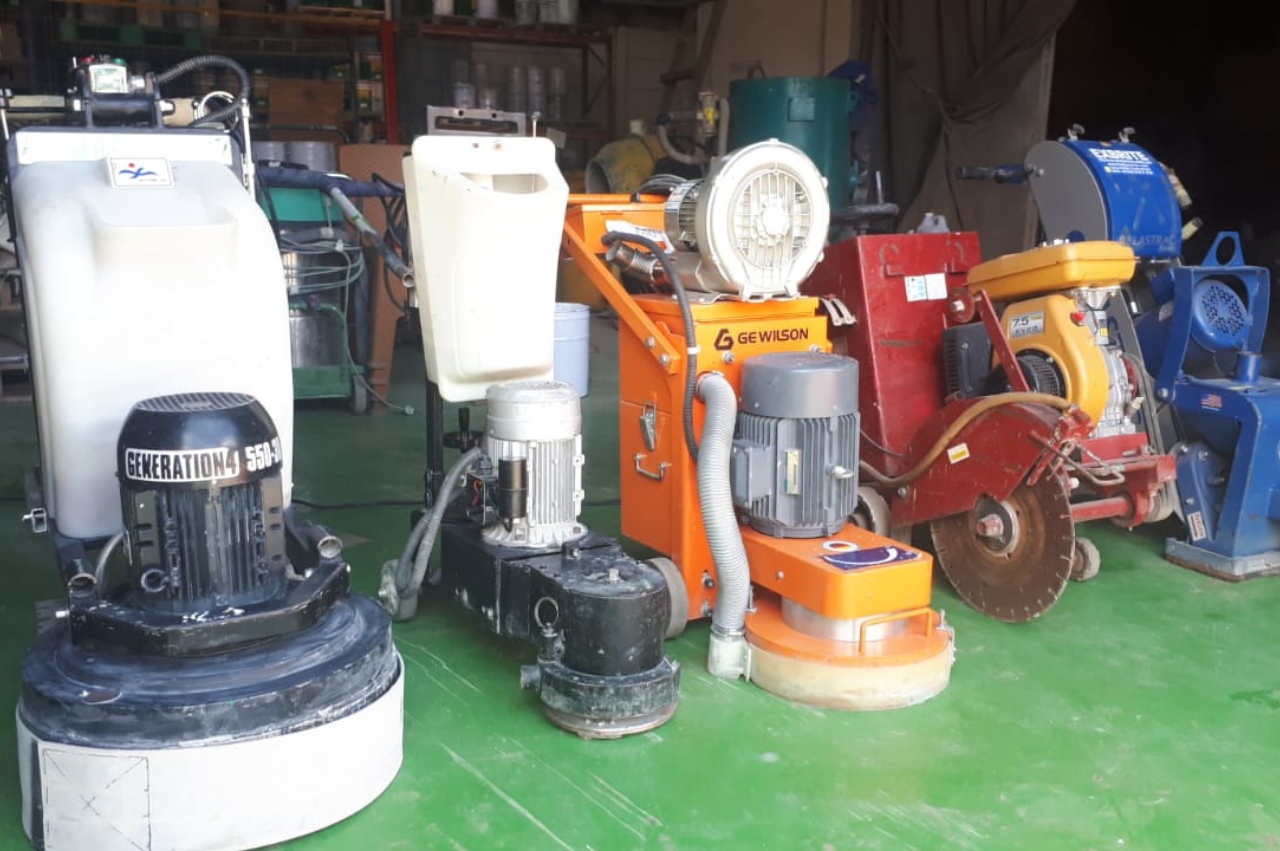 mesin grinding milik eltama coating