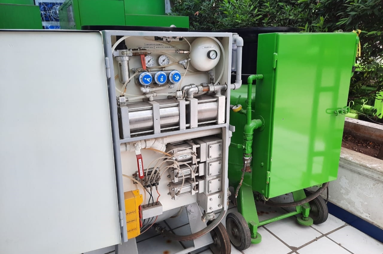 vapor blasting unit milik eltama coating