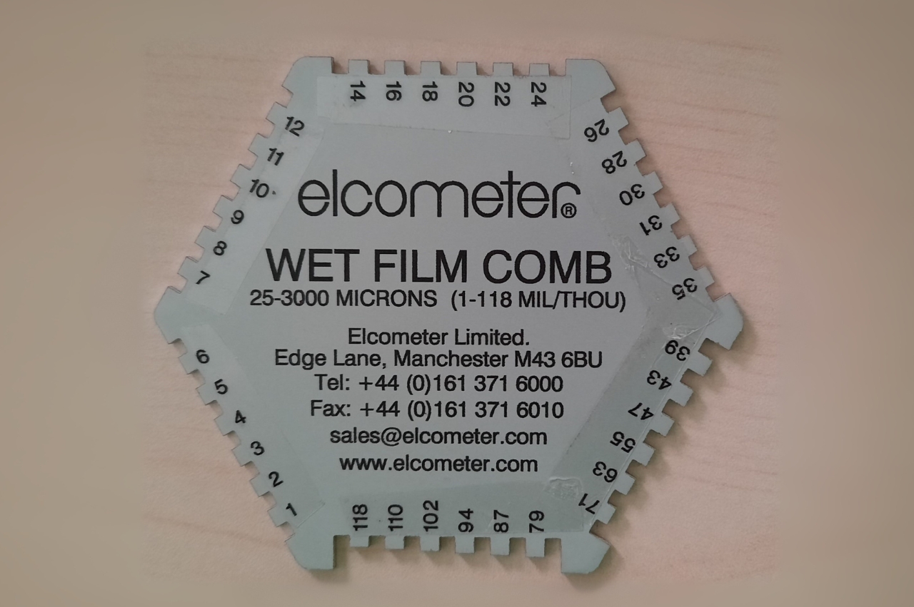 wet film thickness milik eltama coating