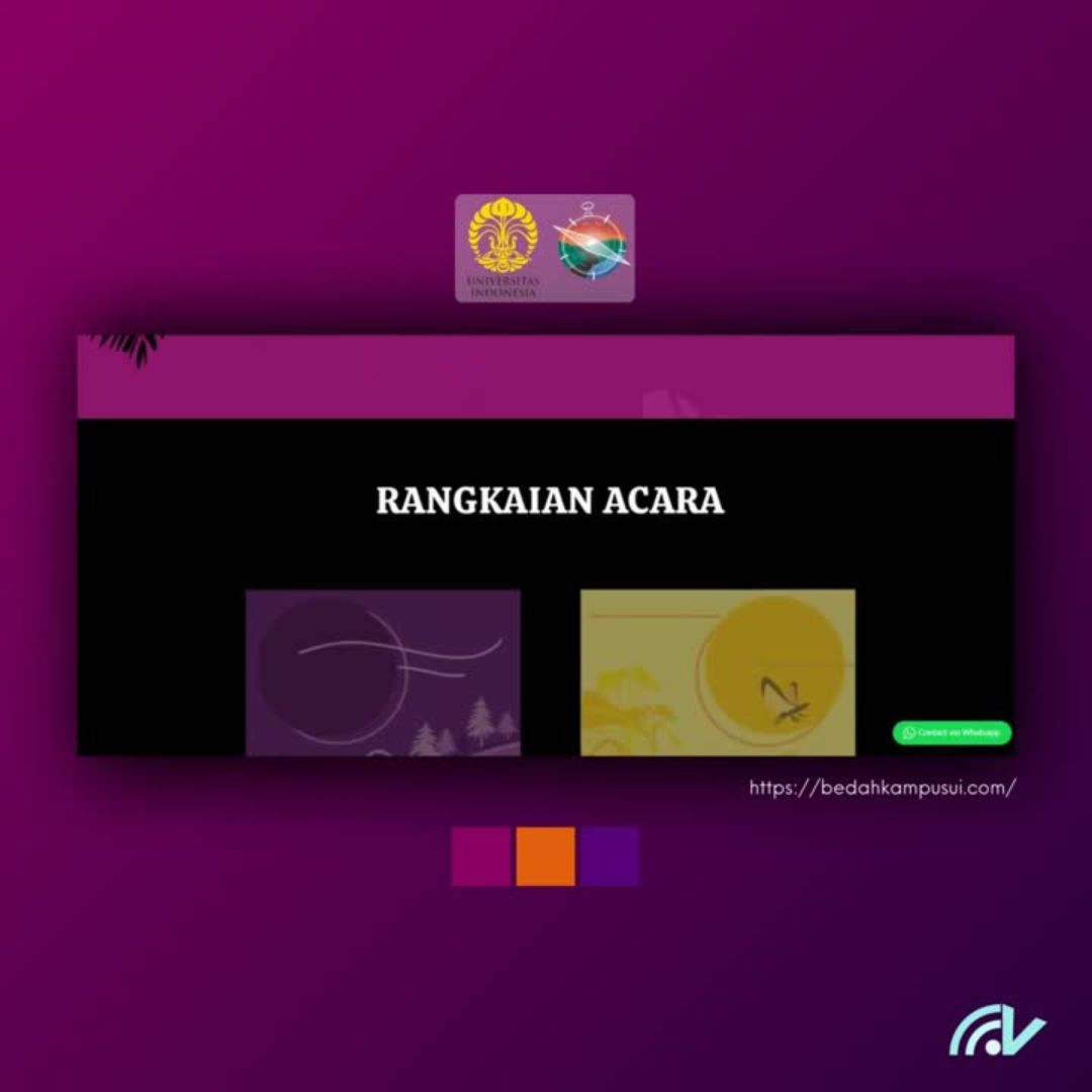 Website dari Universitas Indonesia, salah satu klien VWEB