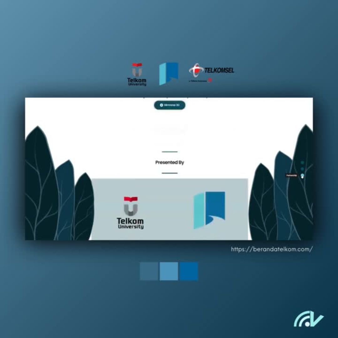 Website beranda telkom university