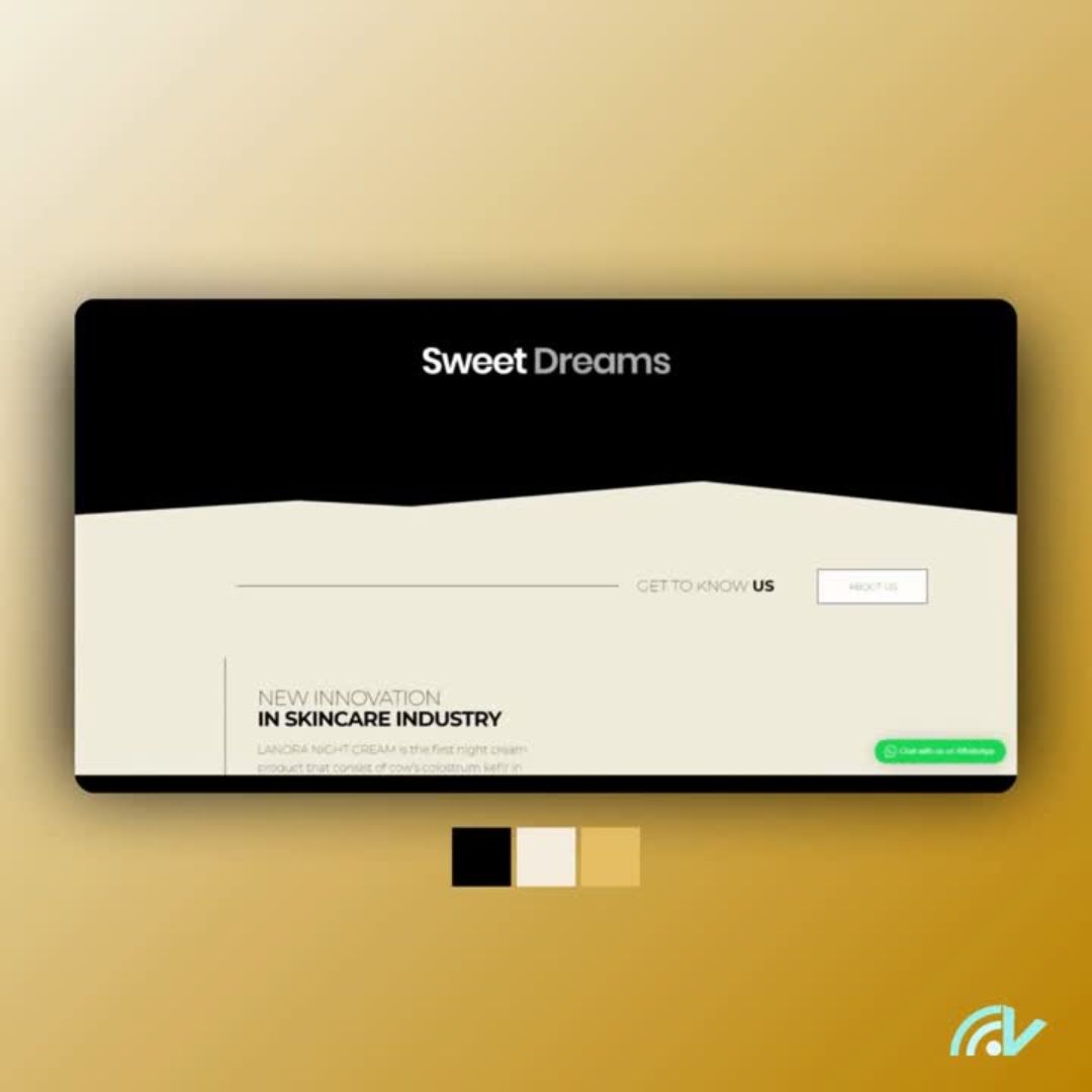 Website hasil dari jasa pembuatan website vweb, atas nama Lanora